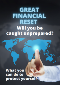 Front cover of the 'Great Financial Reset' booklet